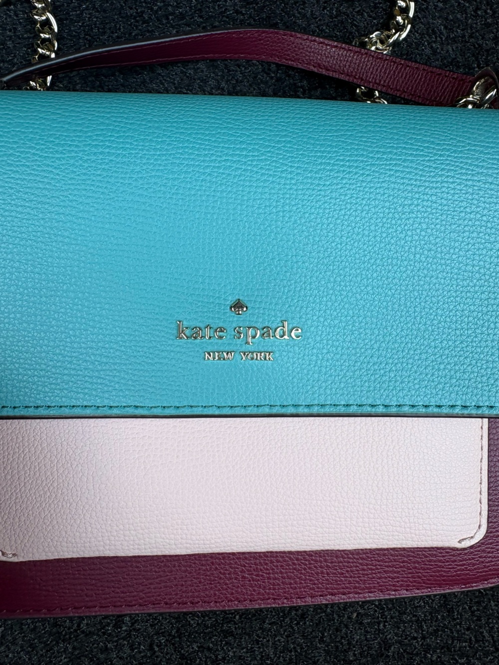 Kate Spade Remi Colorblock Flap Chain Crossbody Bag - EUC Pristine! - Picture 3 of 5